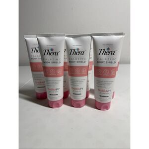 Lot of 7 Thera Calazinc Body Shield Skin Protectant Cream 4 oz Each McKesson NEW